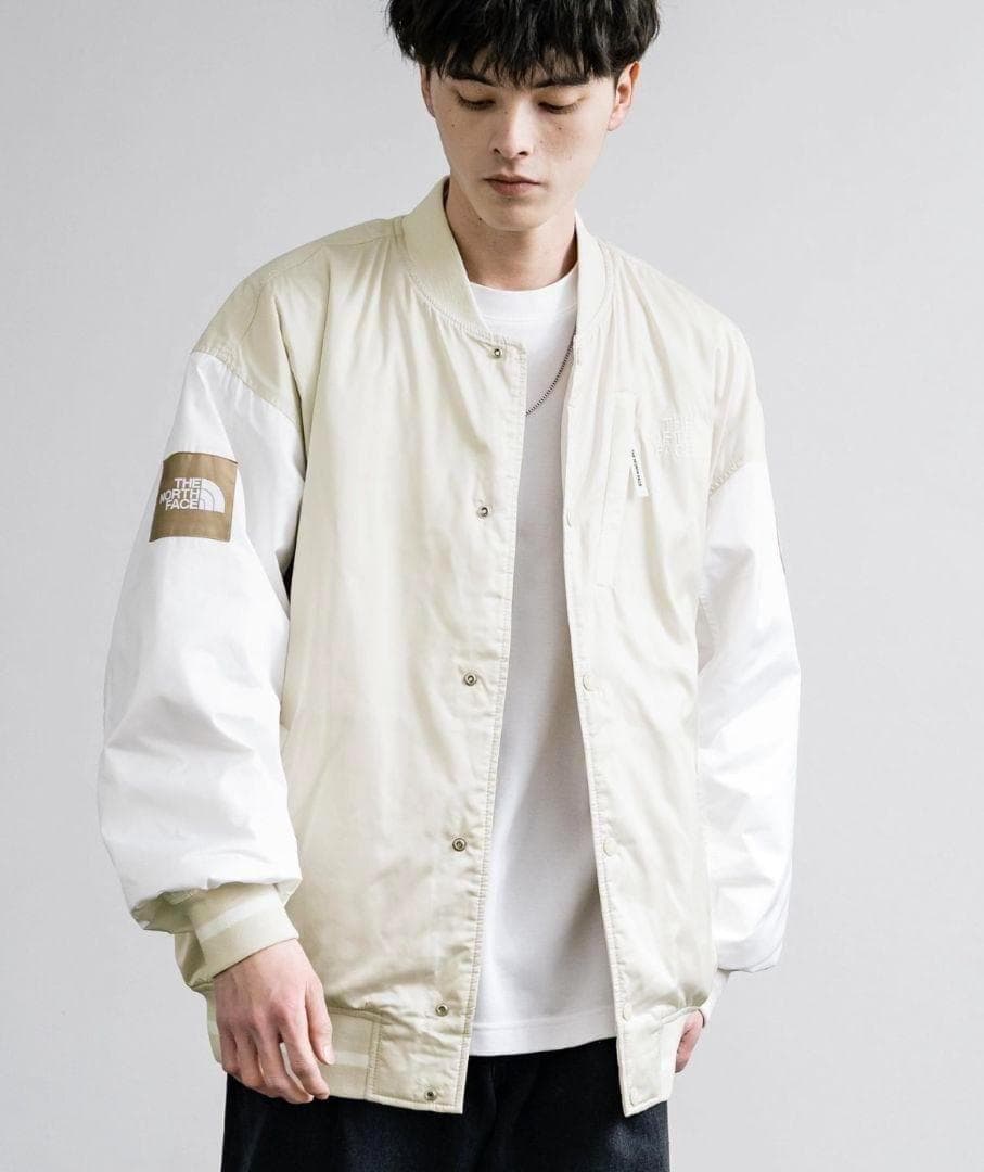 ノースフェイス ロゴ刺繍 ワッペン スタジャン プレイヤーヴァリティジャケット