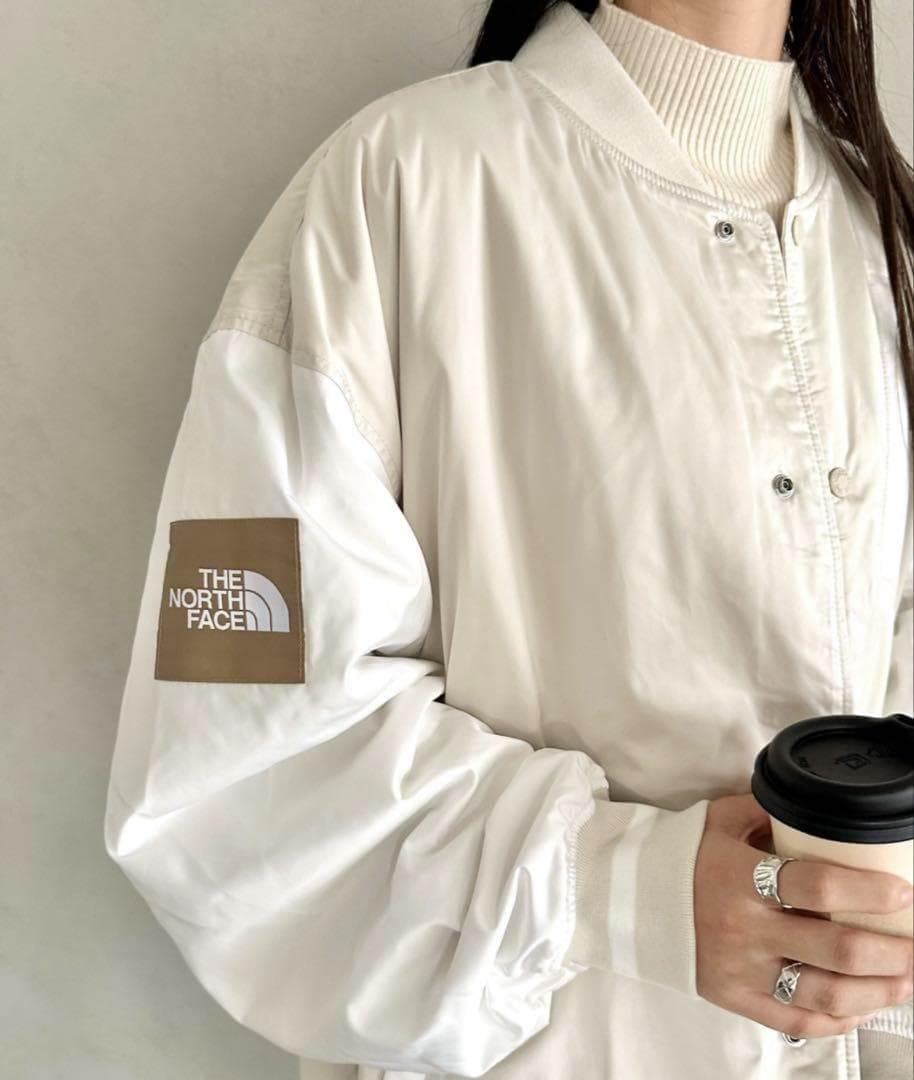 ノースフェイス ロゴ刺繍 ワッペン スタジャン プレイヤーヴァリティジャケット