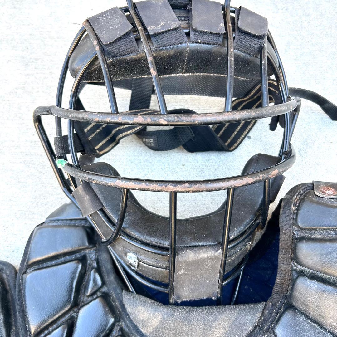 アシックス　キャッチャー防具　捕手　セット バッグ付き