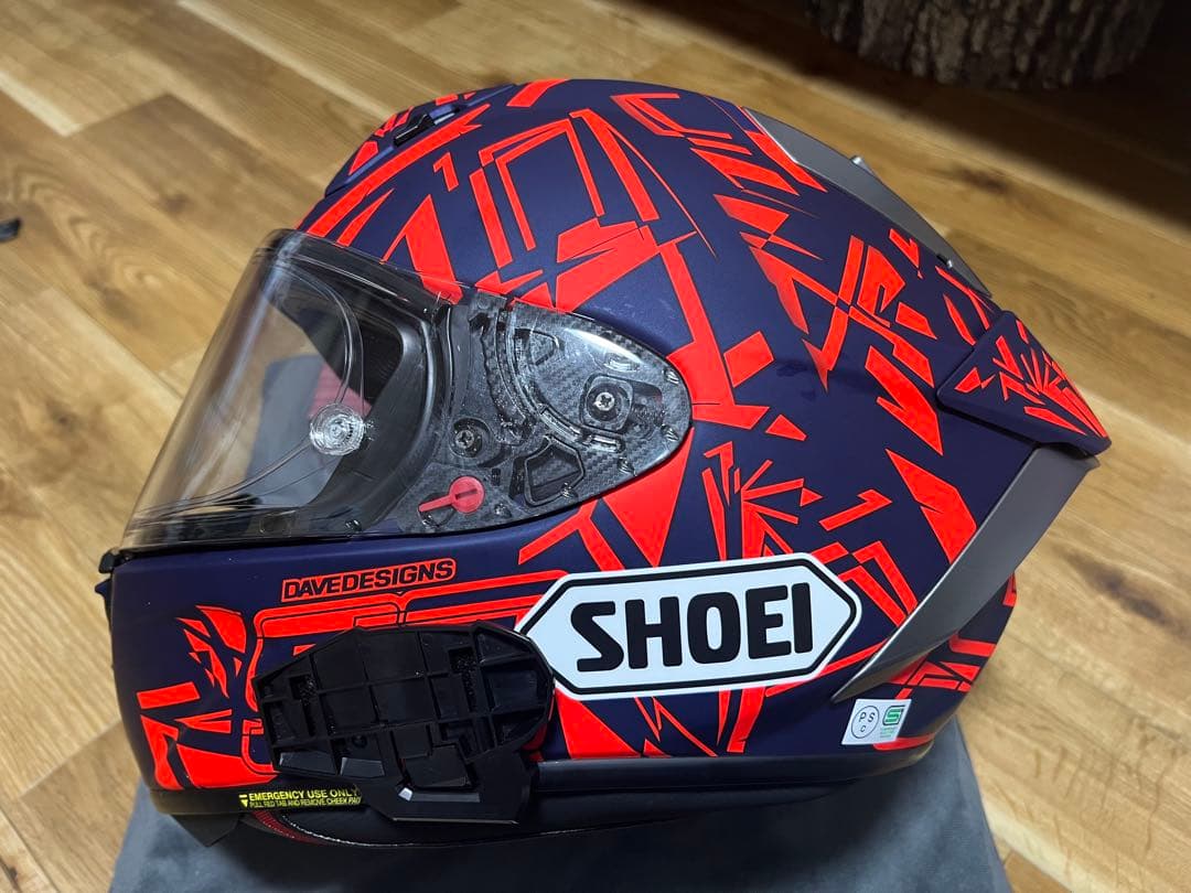 SHOEI X-15 マルケス ダズル ビーコム6XRベース付き