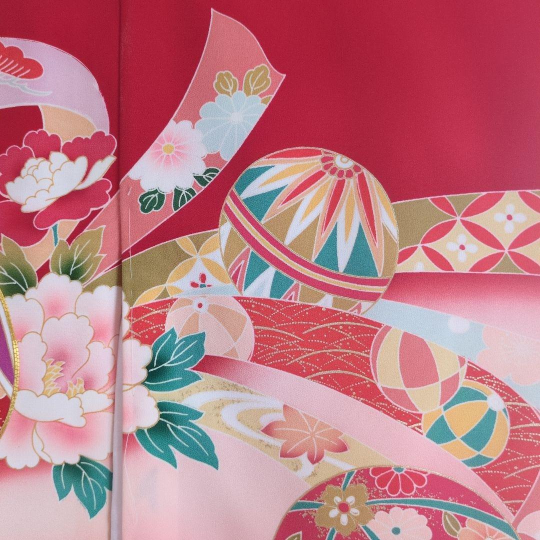 新品未使用　お宮参り　初着　 七五三3歳　しつけ付　正絹