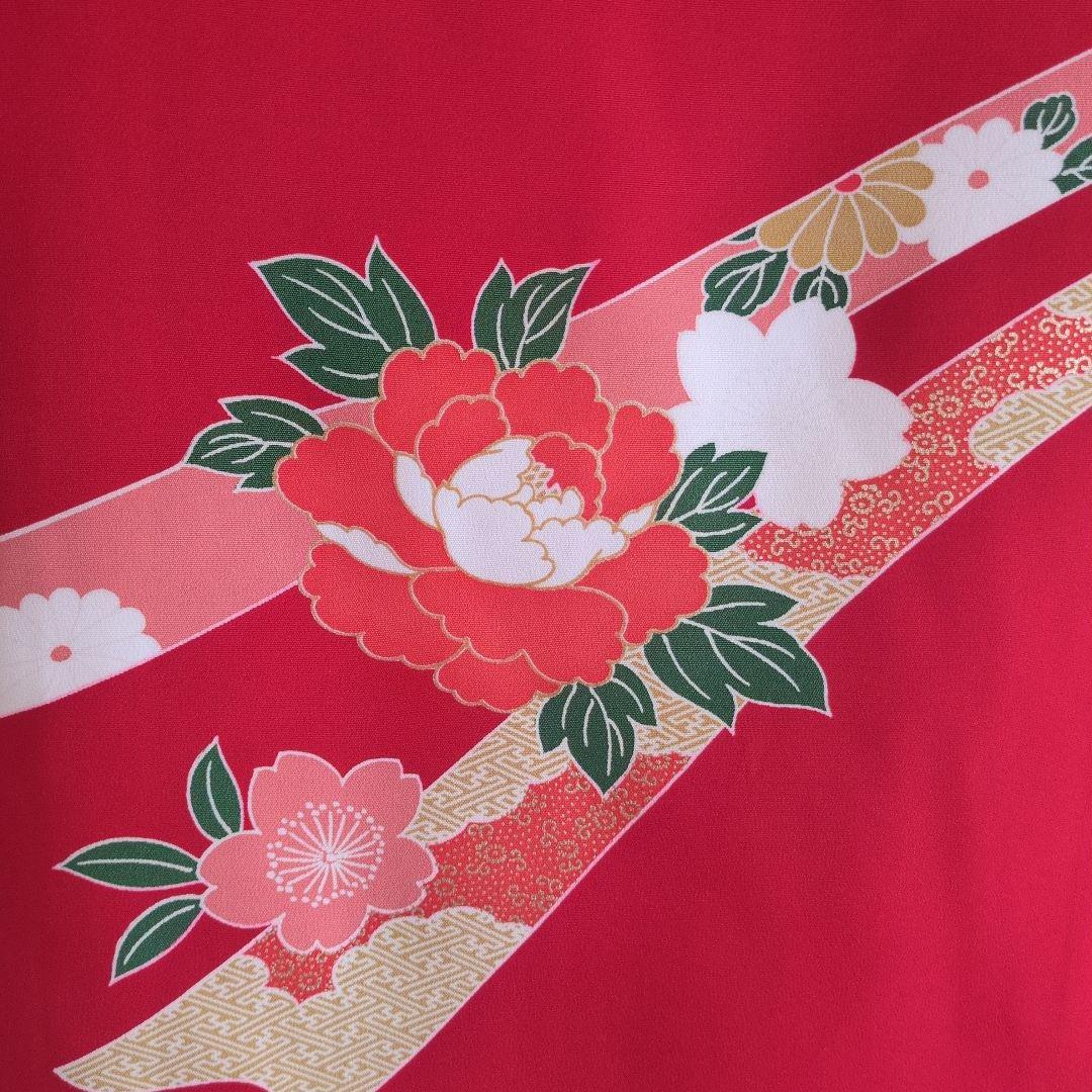 新品未使用　お宮参り　初着　 七五三3歳　しつけ付　正絹