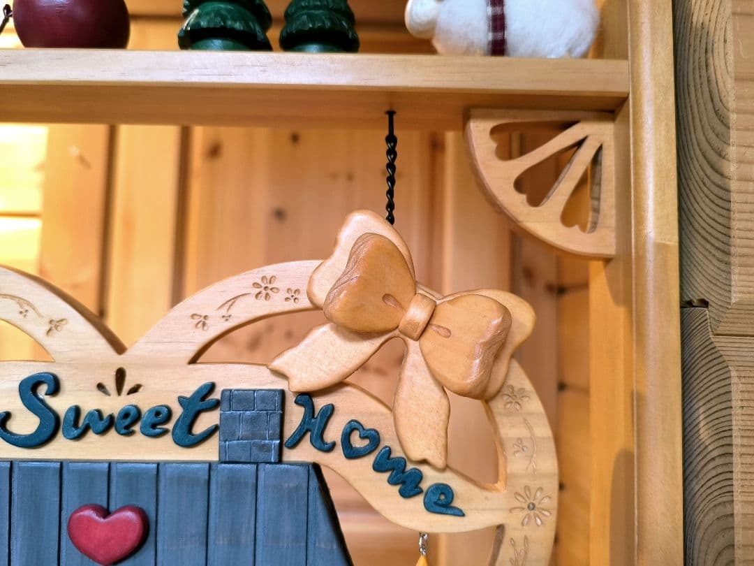 ⭐アメリカンカントリー雑貨⭐大きなハートの♥️ハウス看板(リバーシブル)室内用