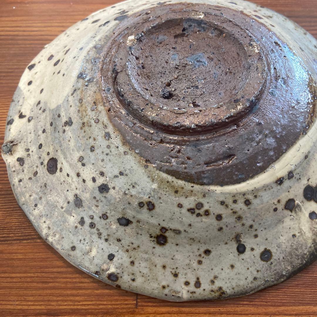 芳賀龍一 薪窯 荒刷毛目 鉢 皿 カイカイキキ