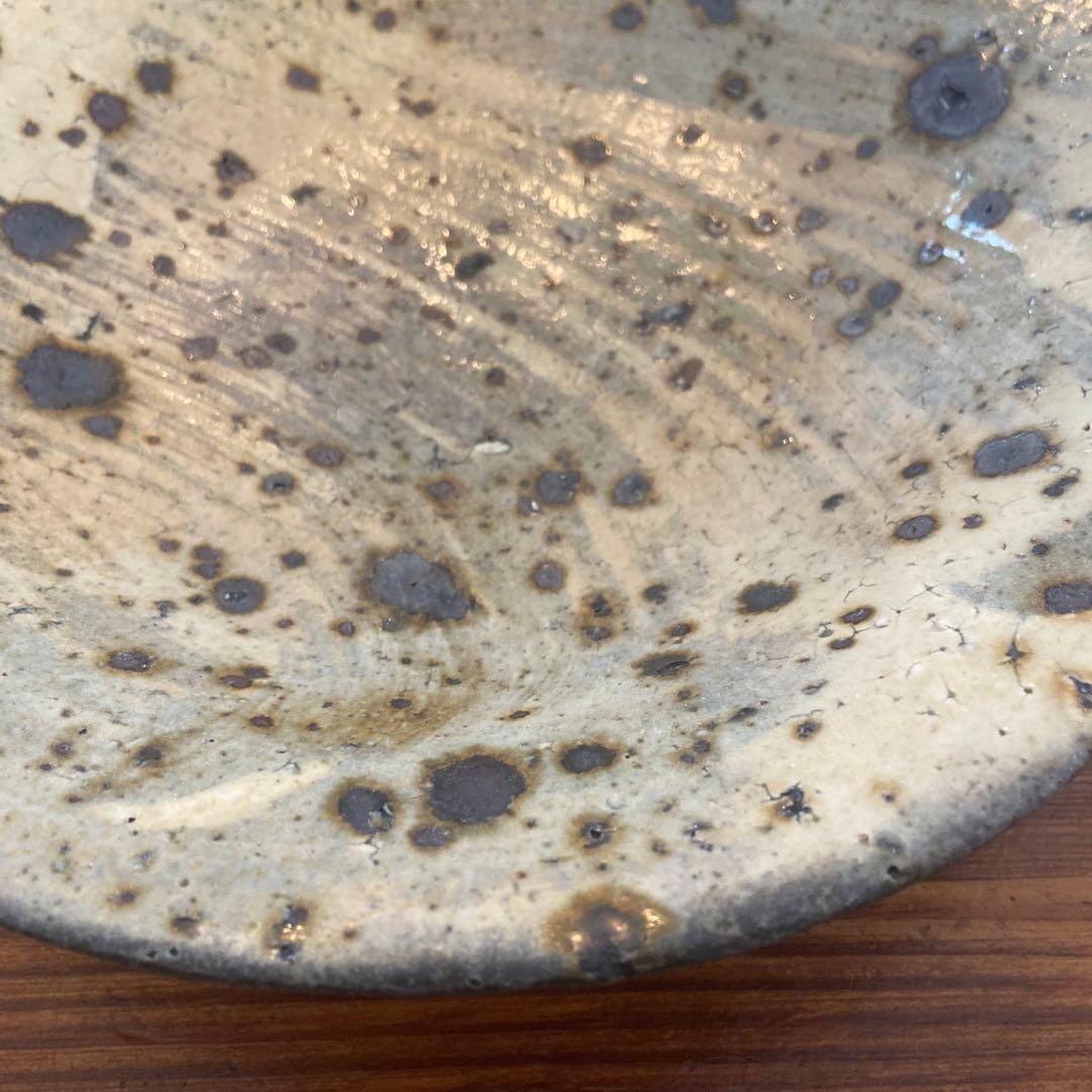 芳賀龍一 薪窯 荒刷毛目 鉢 皿 カイカイキキ