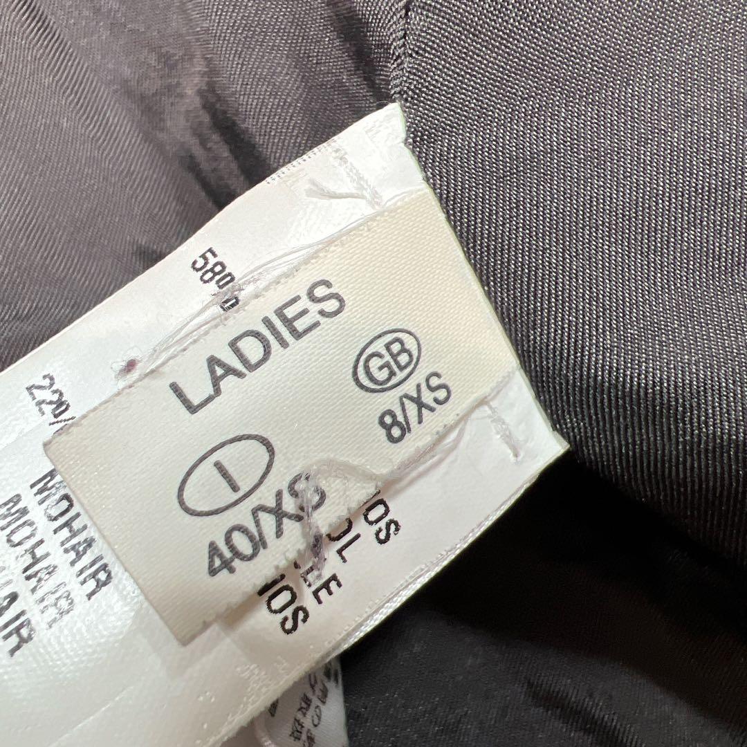 ファビアナフィリッピ フォックスファー モヘヤ シルク混 ロングコート