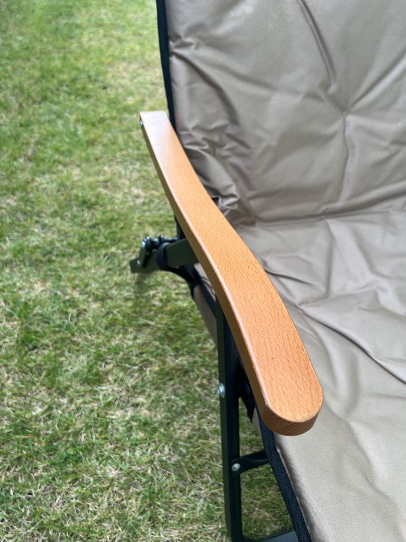 ユージャック　難燃リクライニングローチェア アームレストカスタム済