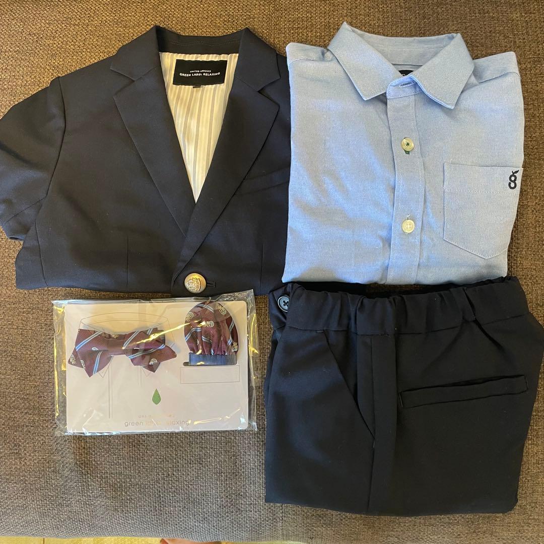 【 green label relaxing フォーマル5点セット110センチ】