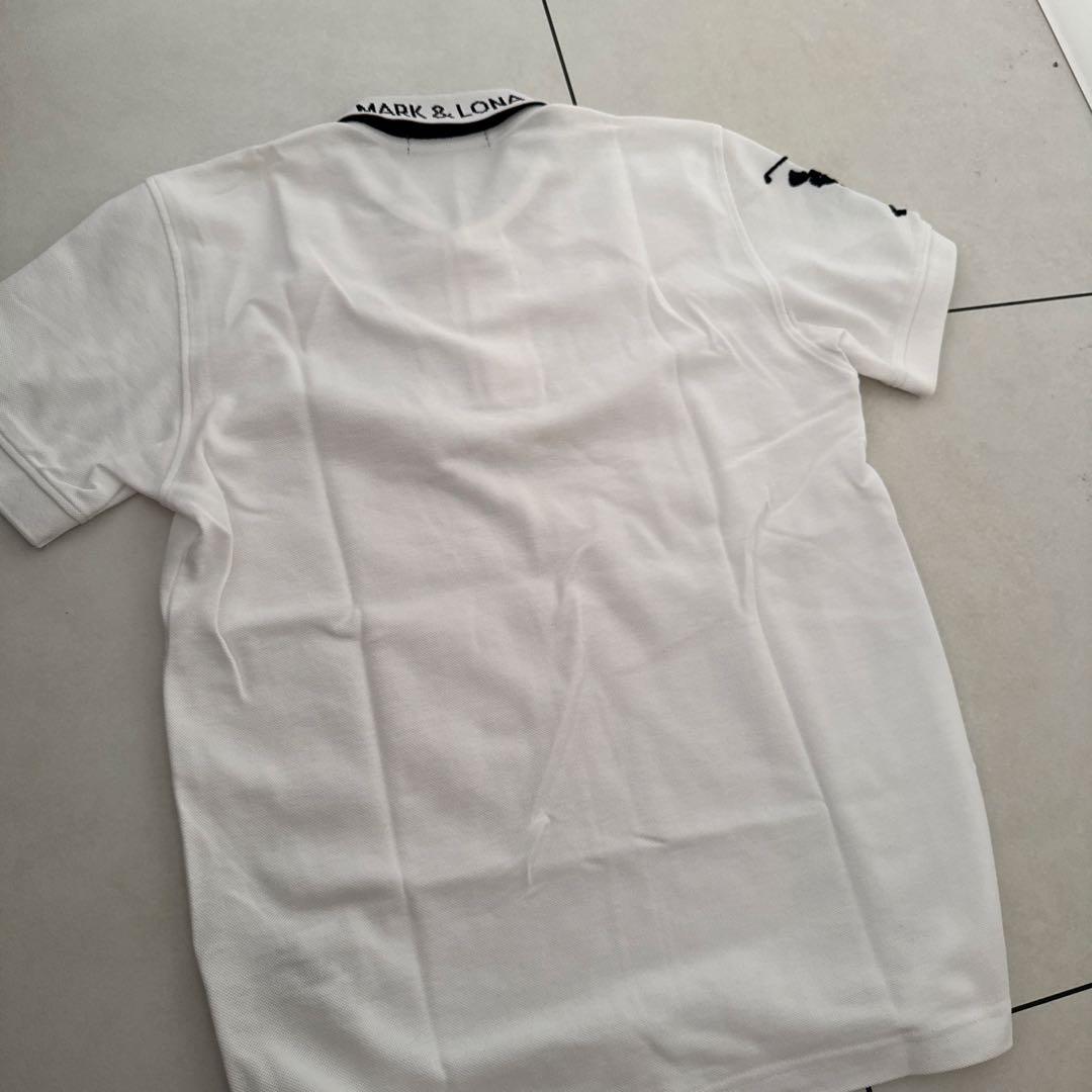 MARK & LONA マークアンドロナ　ゴルフ　 ホワイトポロシャツ