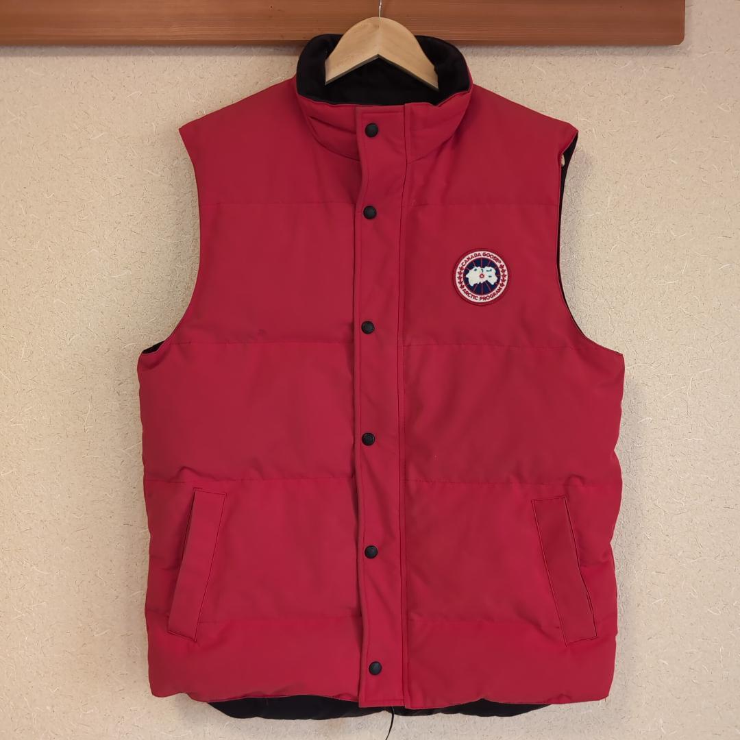   ダウンベスト 4151M 赤 表記L 大きめ 121