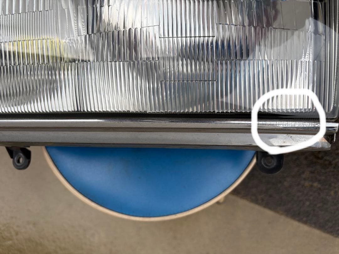 りょ ランクル80 純正ヘッドライトコーナーランプ　レンズフルセット