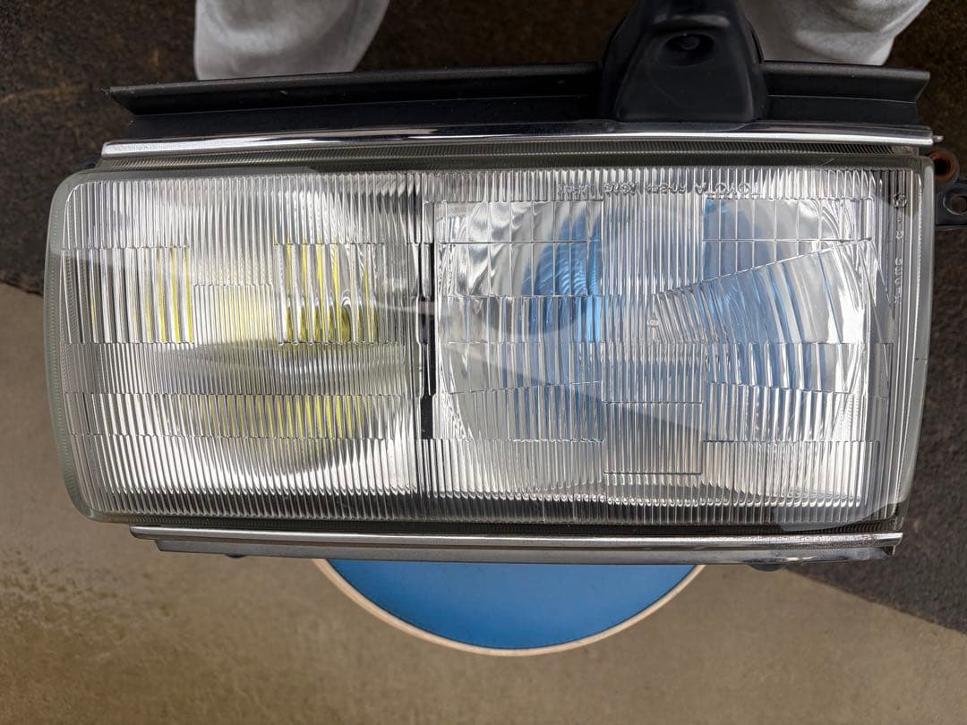 りょ ランクル80 純正ヘッドライトコーナーランプ　レンズフルセット
