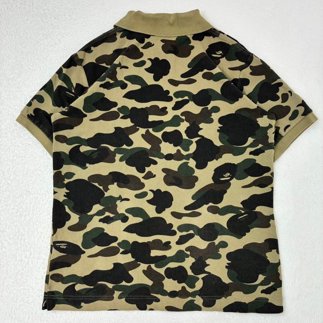 A Bathing Ape ポロシャツ　半袖　迷彩　Mサイズ