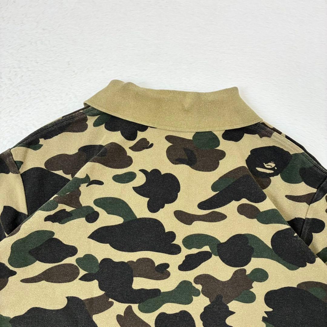 A Bathing Ape ポロシャツ　半袖　迷彩　Mサイズ
