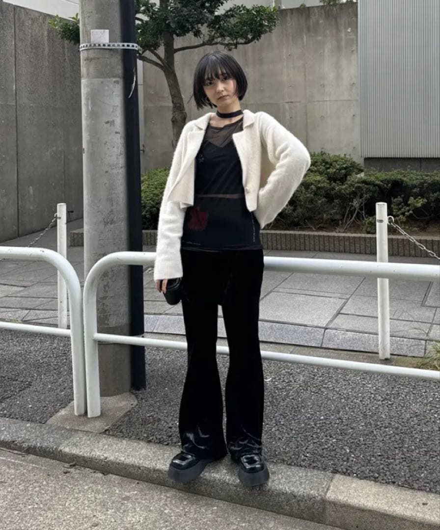 アメリCRASH VELOUR WRAP SKIRT WITH PANTS M