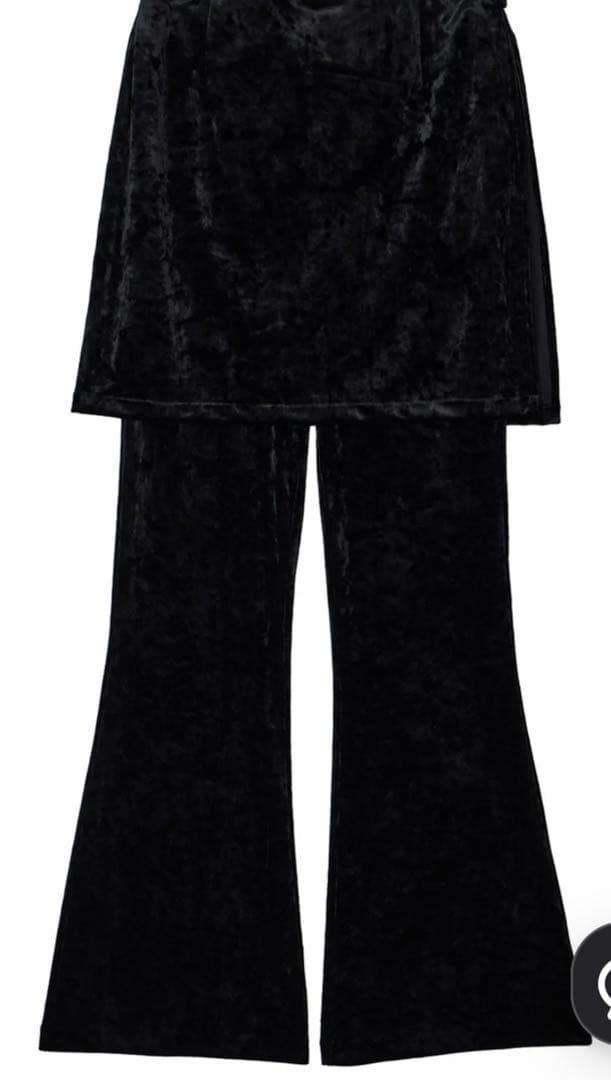 アメリCRASH VELOUR WRAP SKIRT WITH PANTS M