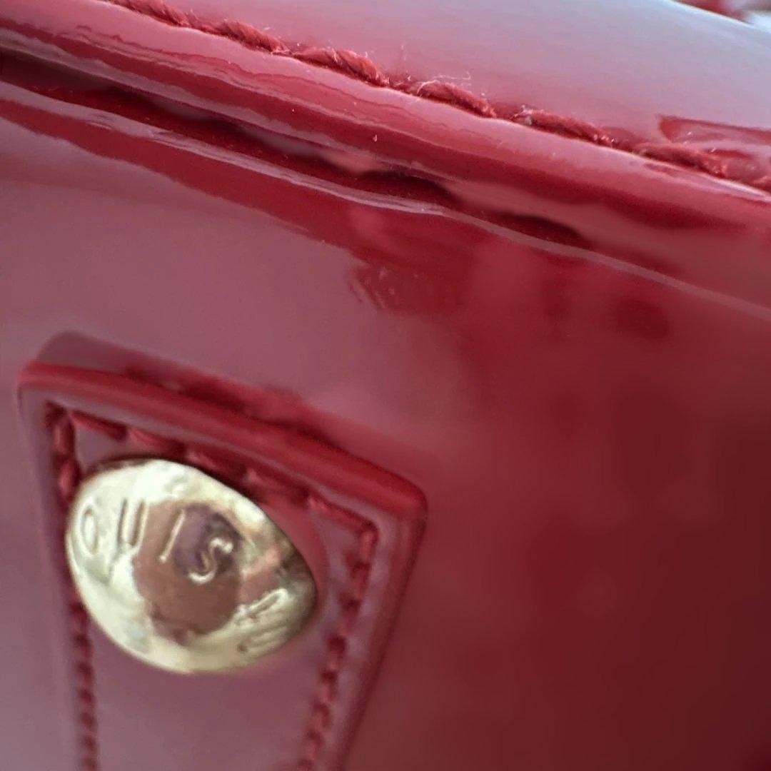 N*⃛様 エナメル赤2ウェイバッグ