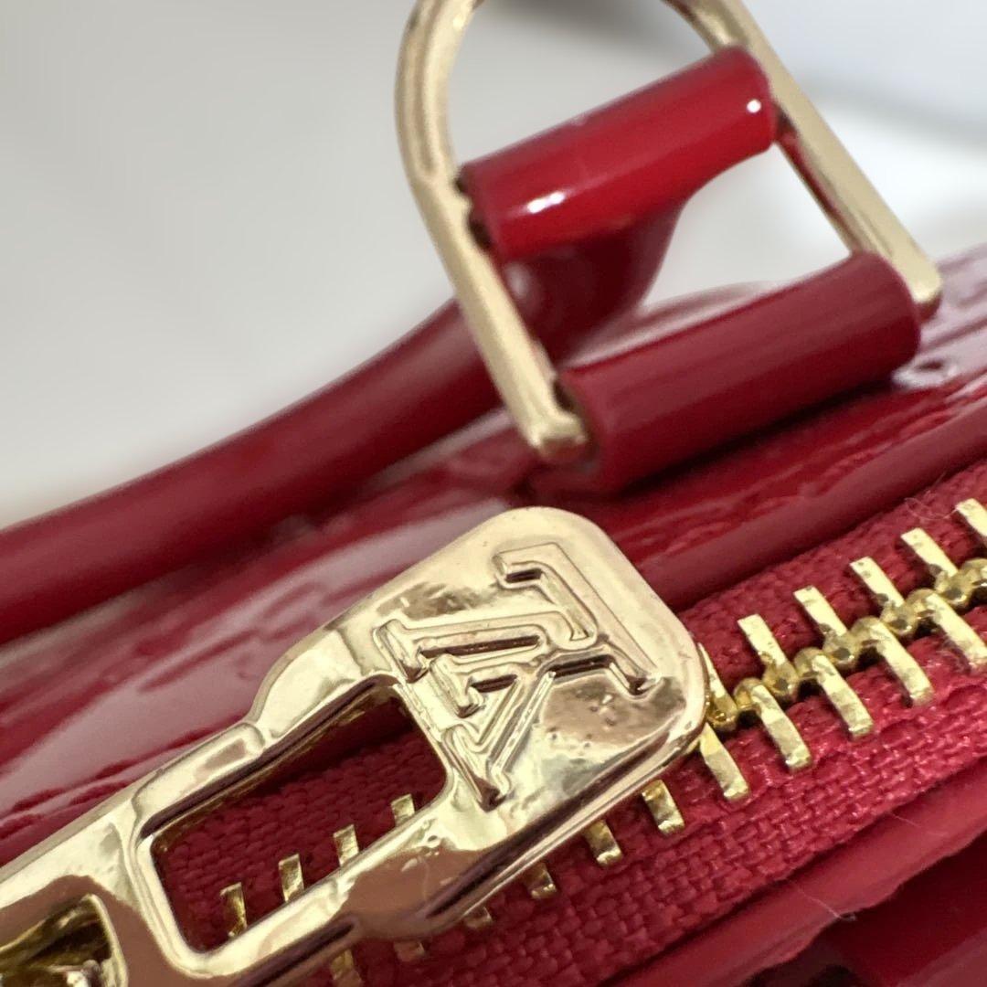 N*⃛様 エナメル赤2ウェイバッグ