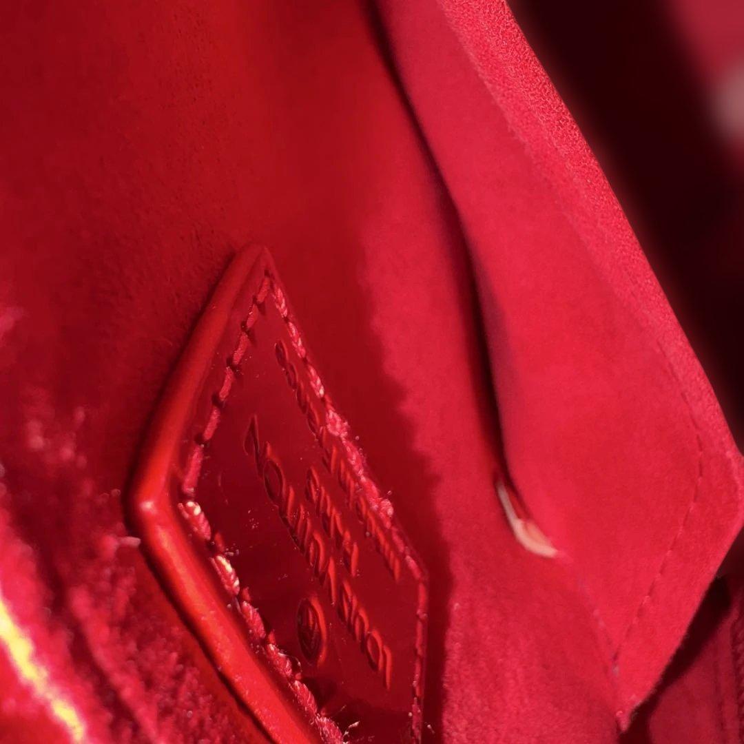 N*⃛様 エナメル赤2ウェイバッグ