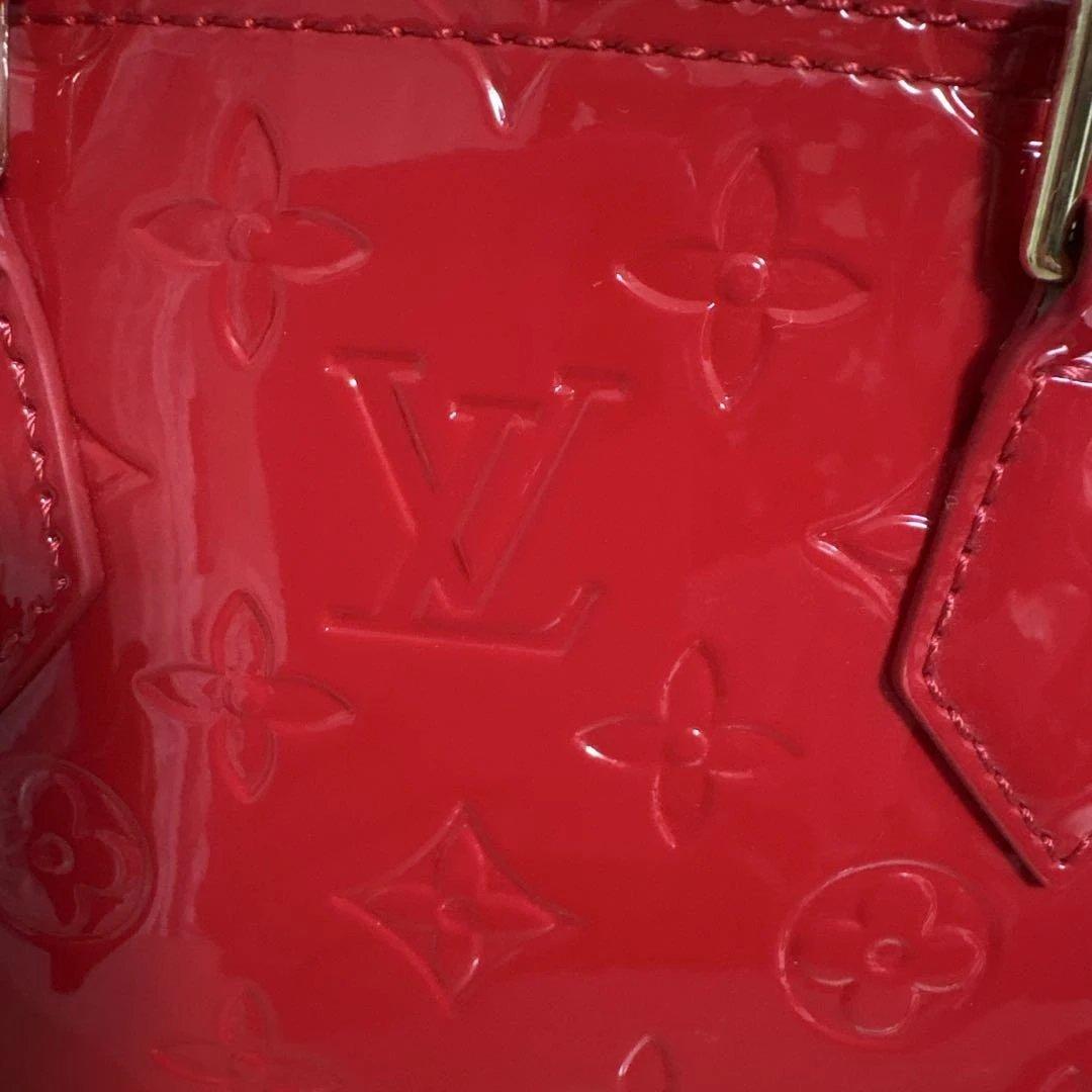 N*⃛様 エナメル赤2ウェイバッグ