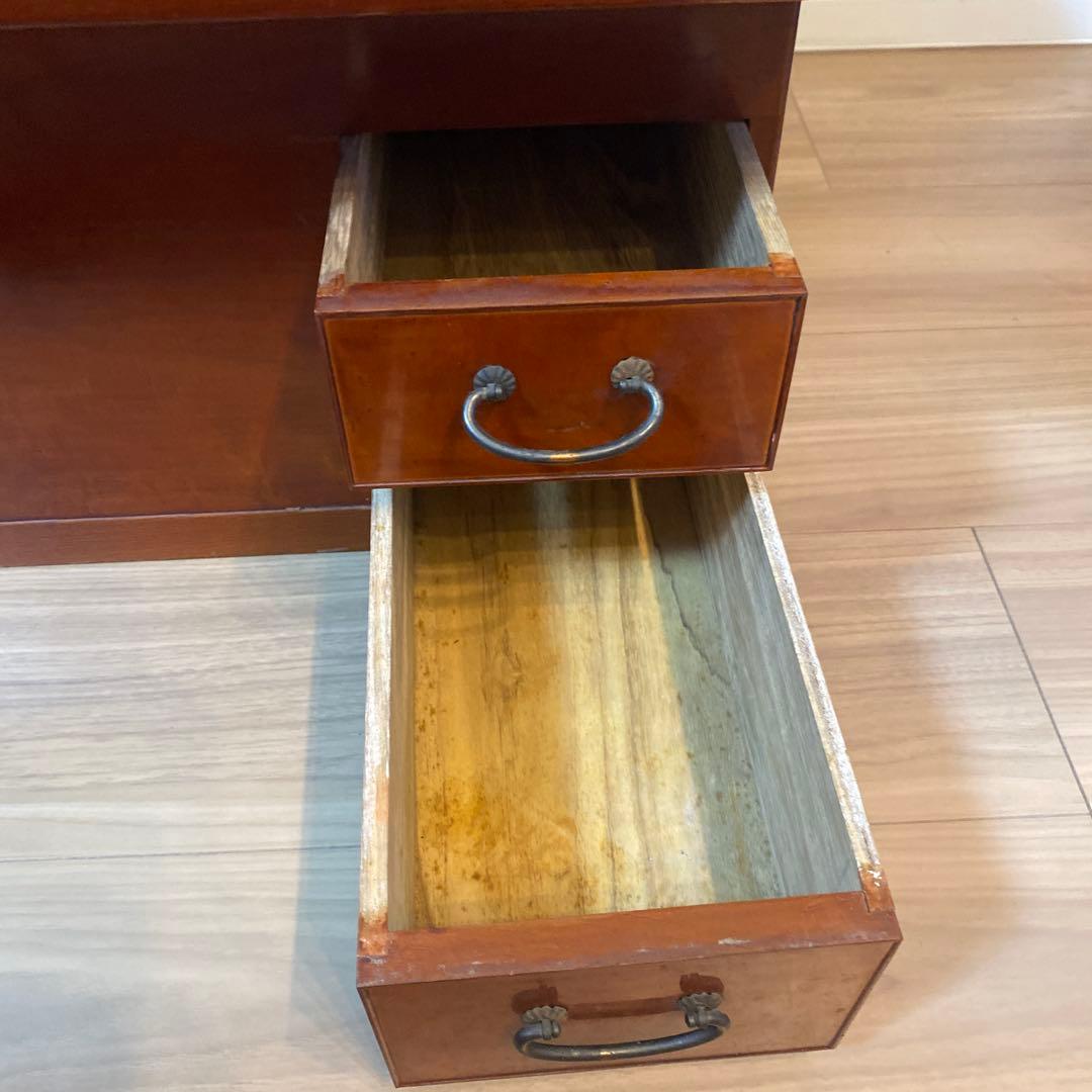 囲炉裏テーブル 長火鉢　木製 アンティーク ヴィンテージ　昭和レトロ