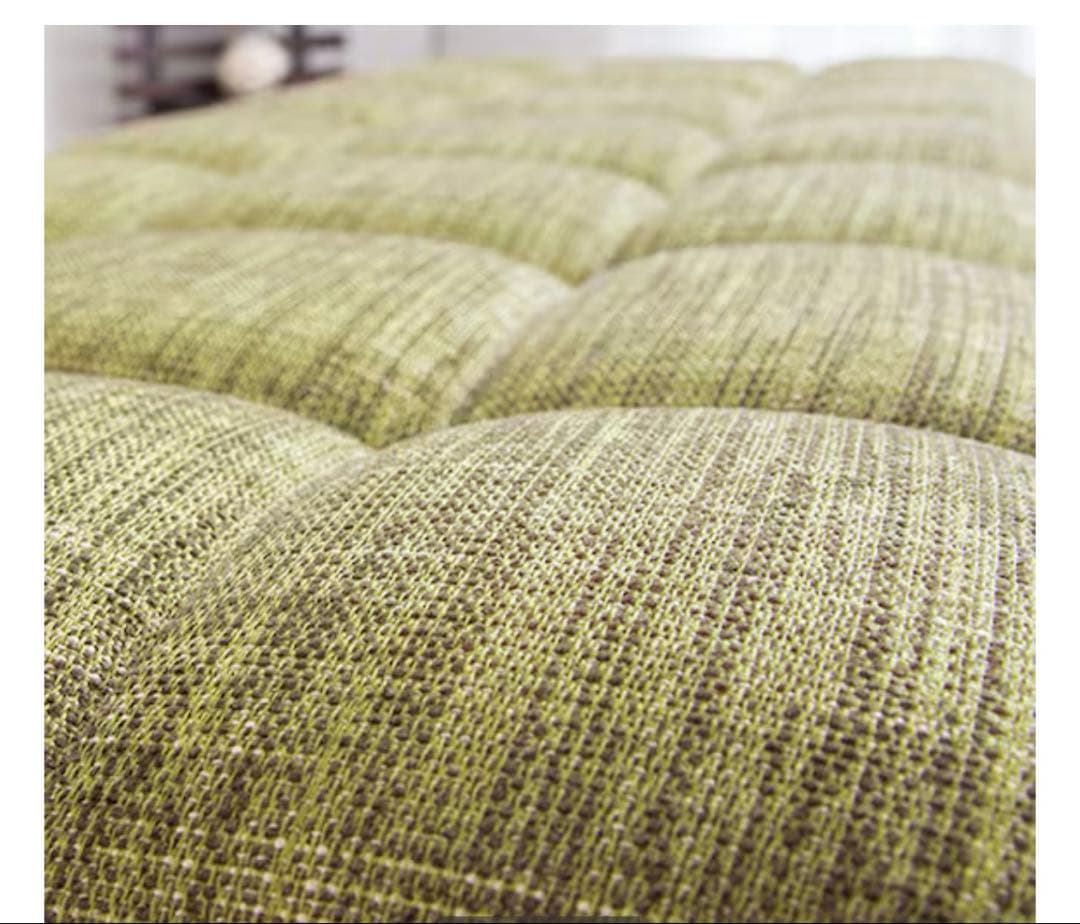 ニトリ　回転式ダイニングチェア　2脚　グリーン