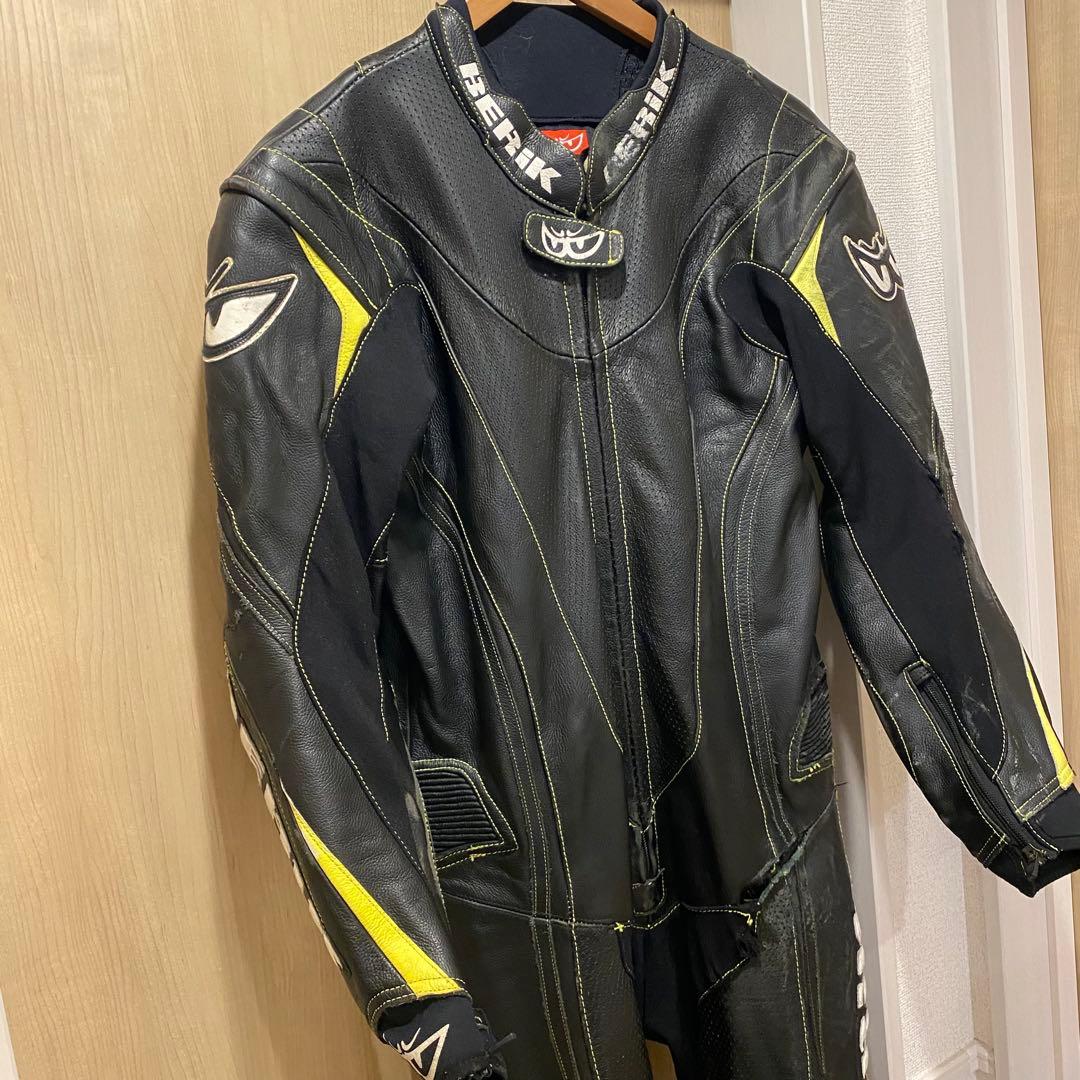 BERIK レーシングスーツ　Lサイズ　革つなぎ　ベリック　MFJ公認　ブラック