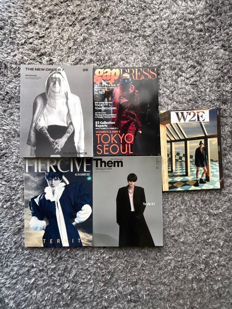 ファッション雑誌 5冊セット 希少 アート ZINE まとめ売り