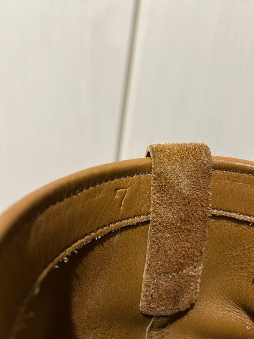 VIBERG ショートエンジニア ベージュ スエード エンジニア ブーツ