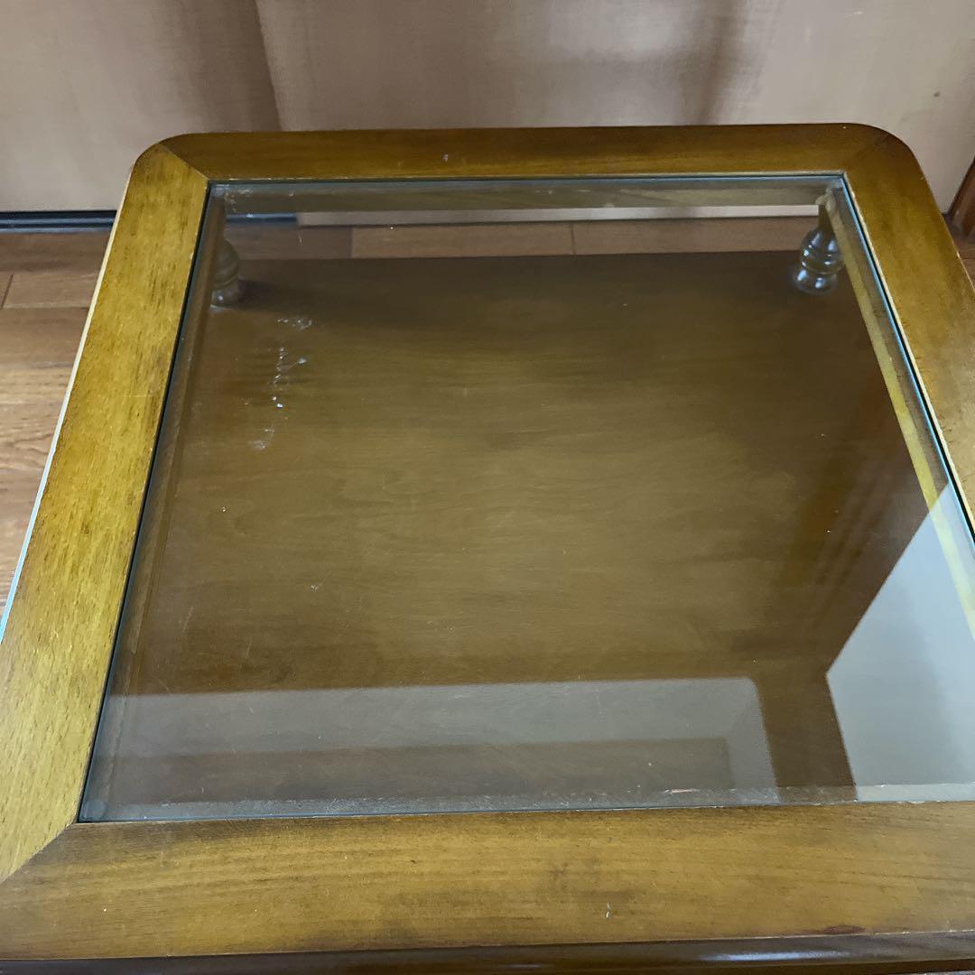 チワワ様リクエスト品】コロニアル 様式 ヴィンテージ コーヒーテーブル 天然木