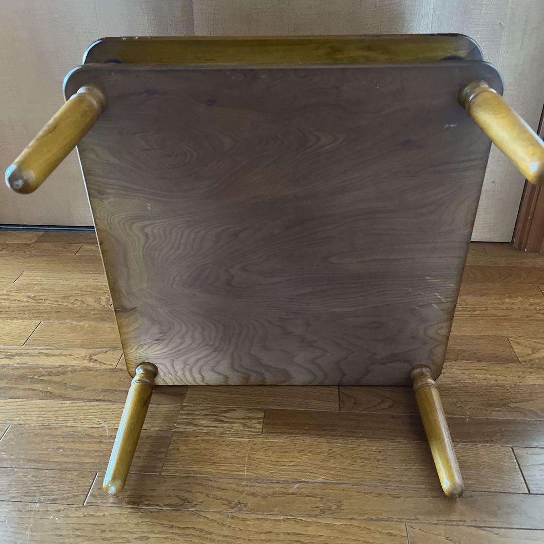 チワワ様リクエスト品】コロニアル 様式 ヴィンテージ コーヒーテーブル 天然木