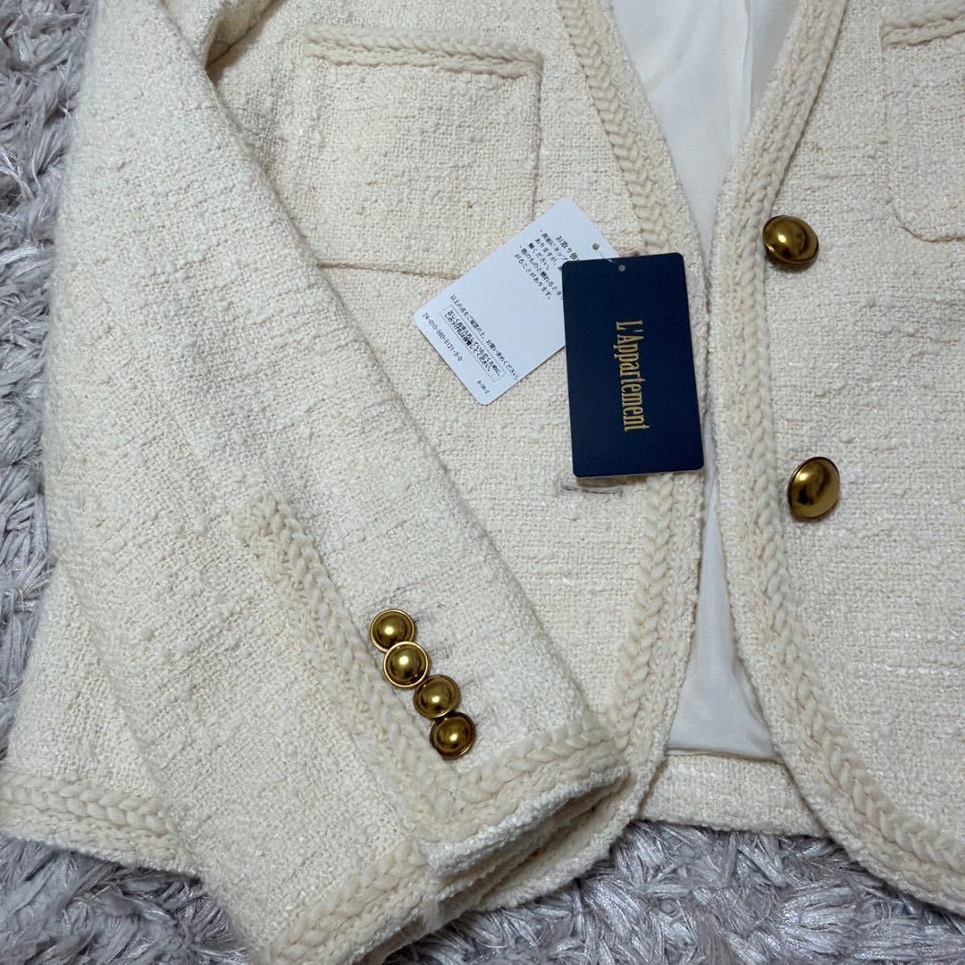 ジャケット・アウター L'Appartement Original Yarn Tweed Jacket