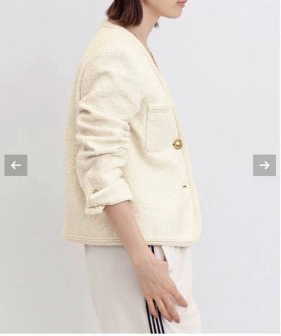 ジャケット・アウター L'Appartement Original Yarn Tweed Jacket