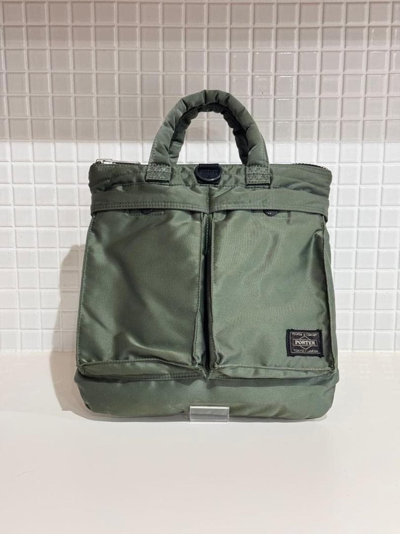 PORTER PX TANKER2WAY HELMET BAG みどり