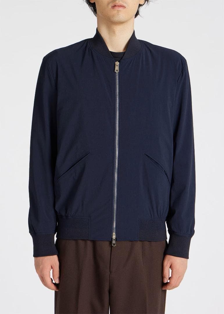 美品 定価49,500円 ポールスミス 2WAYストレッチ ダブルジップMA-1