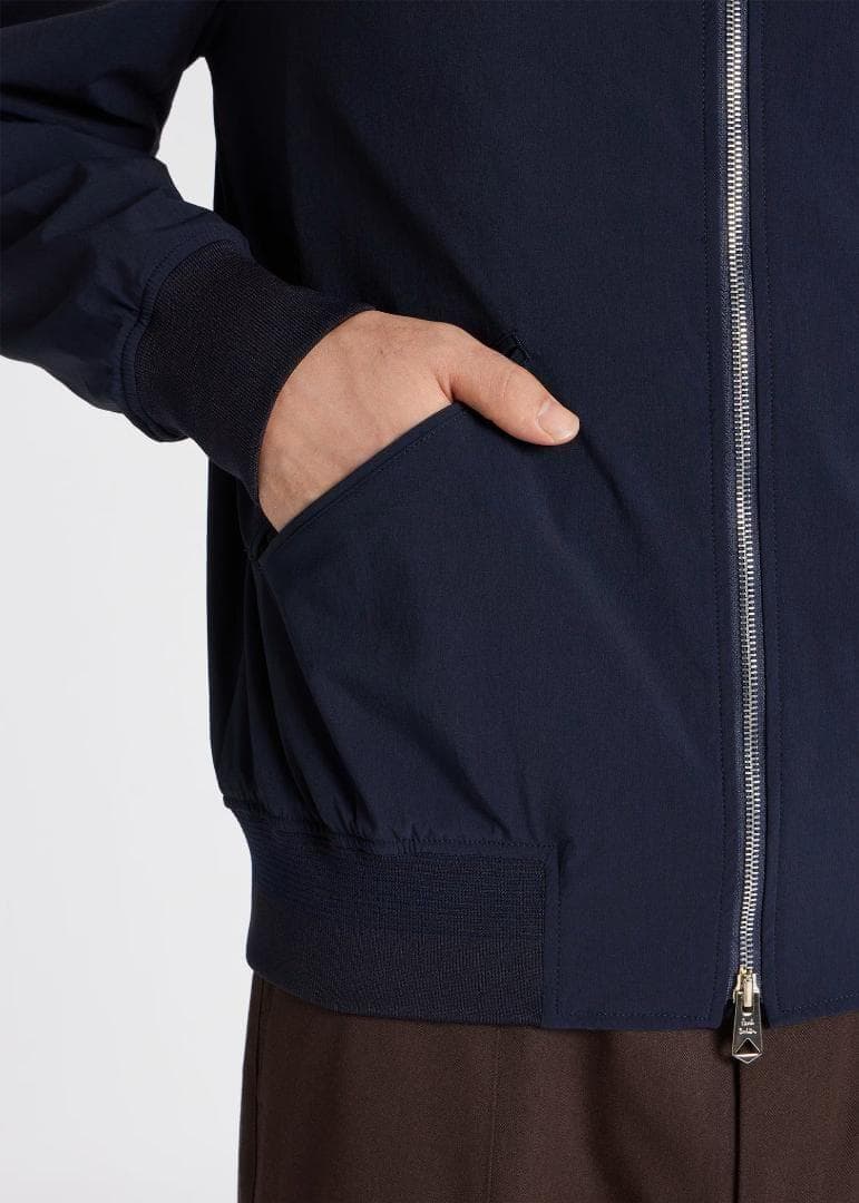 美品 定価49,500円 ポールスミス 2WAYストレッチ ダブルジップMA-1