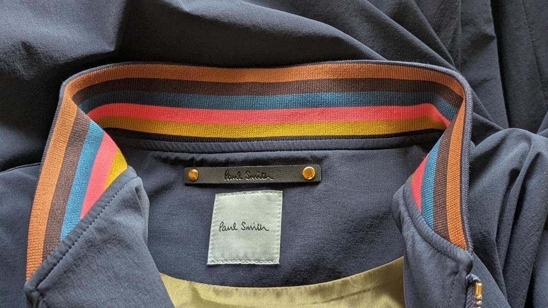 美品 定価49,500円 ポールスミス 2WAYストレッチ ダブルジップMA-1