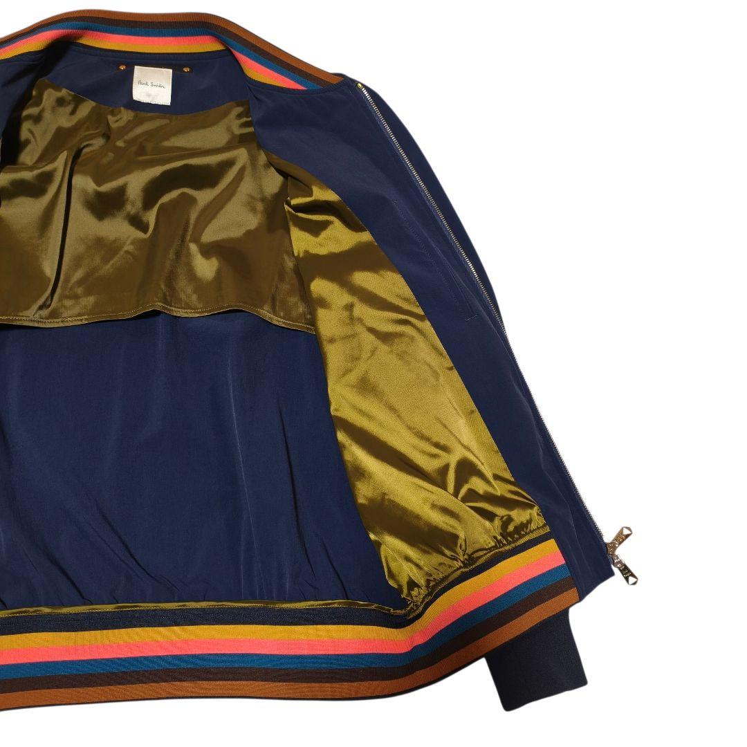 美品 定価49,500円 ポールスミス 2WAYストレッチ ダブルジップMA-1