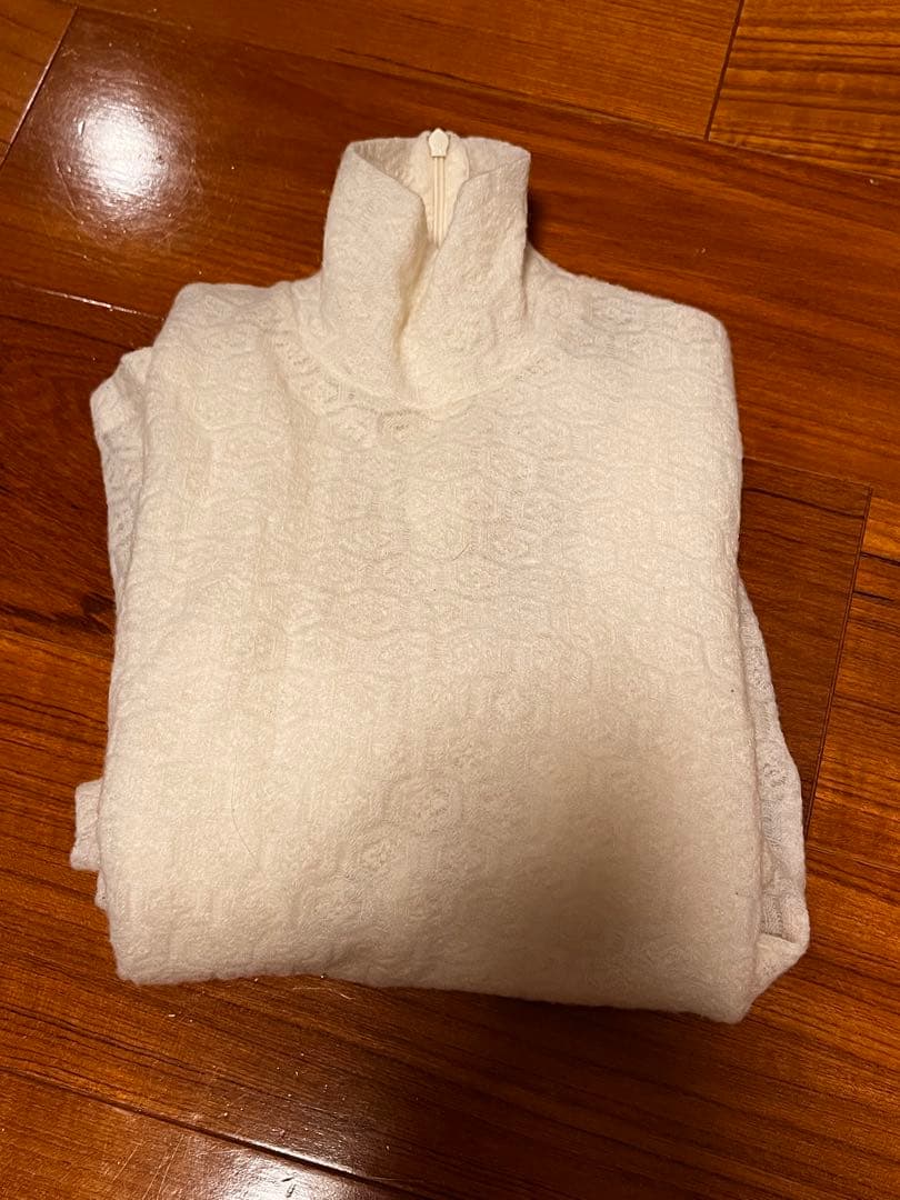 KANAKO SAKAI ニット　長袖　サイズ34 オフホワイト