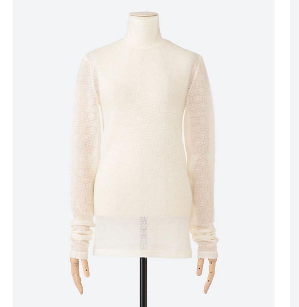 KANAKO SAKAI ニット　長袖　サイズ34 オフホワイト