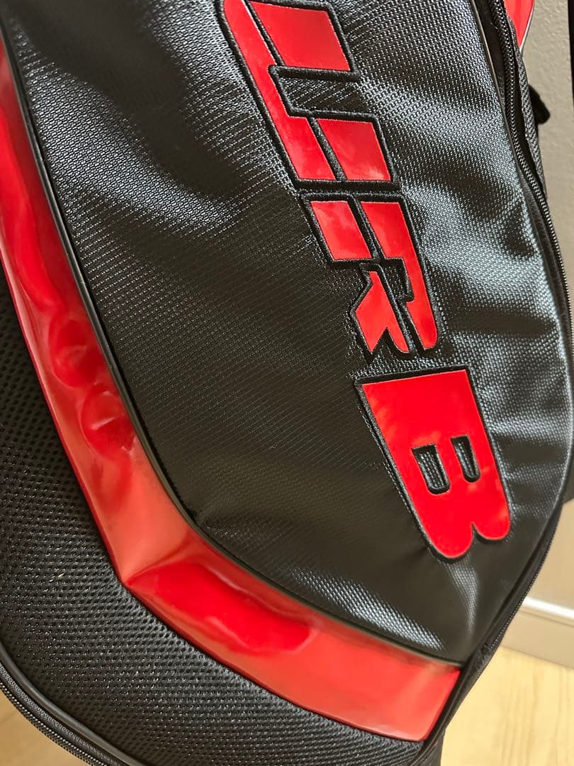 ブリヂストン TOUR B キャディバッグ 黒/赤 郵送用カバー付き