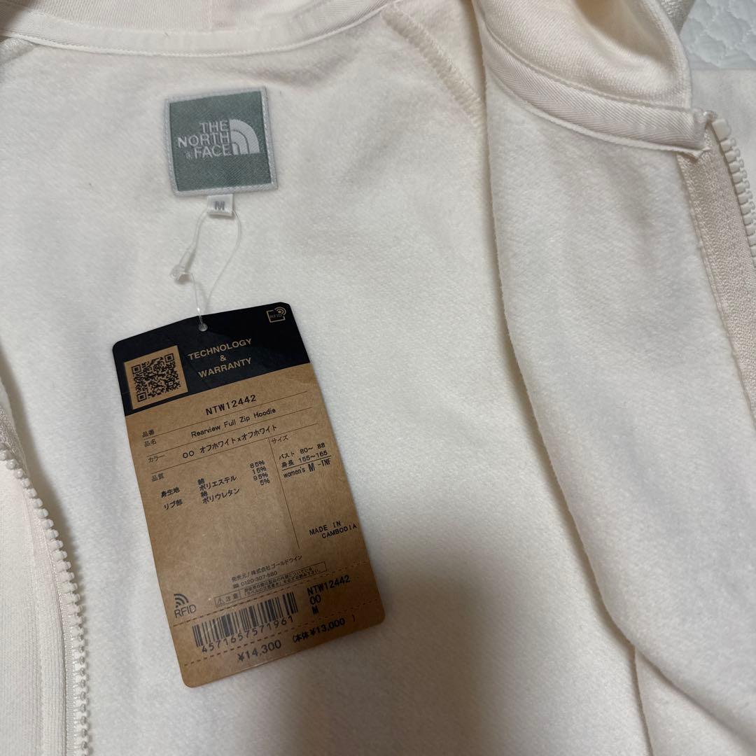 新品‼️ ノースフェイス　リアビューフルジップパーカー NTW12442 M