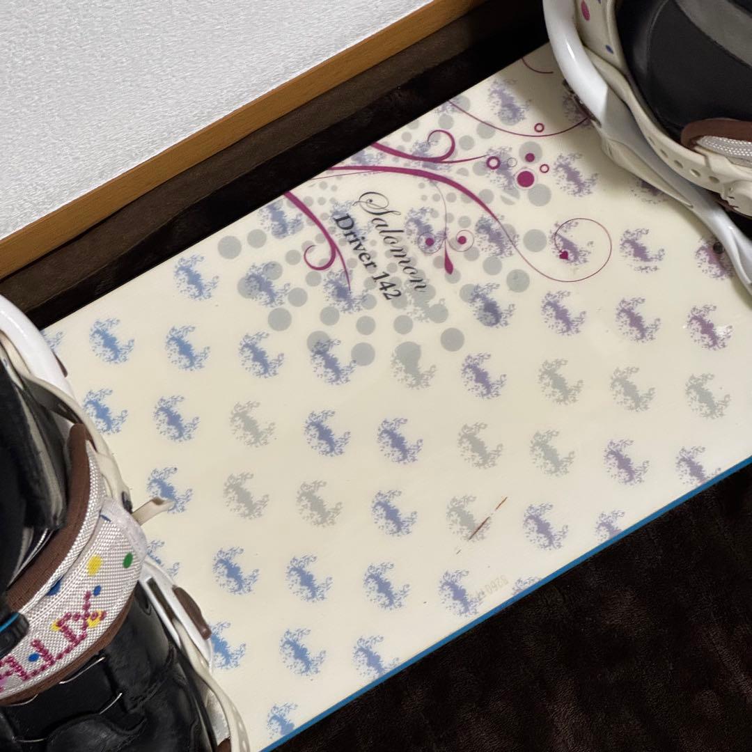 【初心者向け】スノーボード3点セットSALOMON142cm FLUX RIDE