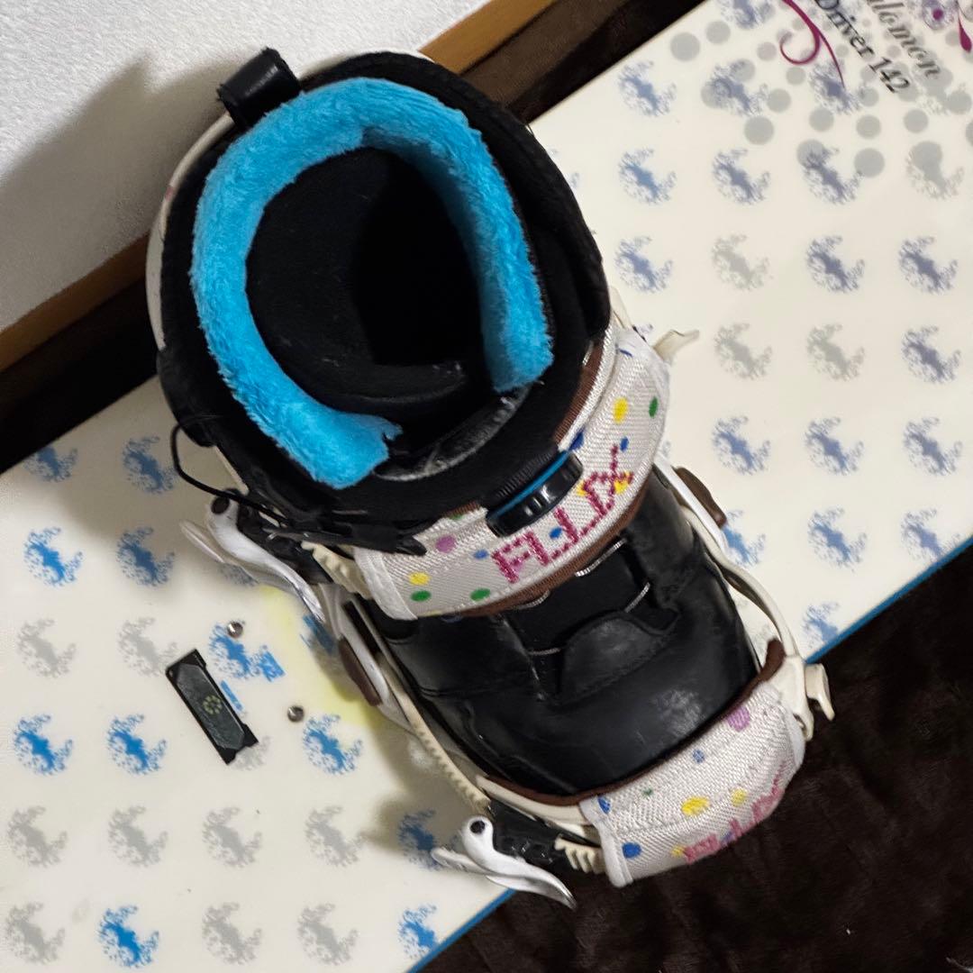 【初心者向け】スノーボード3点セットSALOMON142cm FLUX RIDE