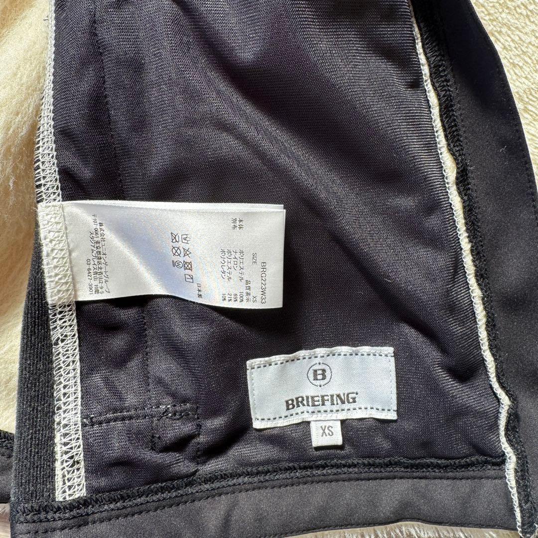 BRIEFING フリースジャケット XS アイボリー　レディース