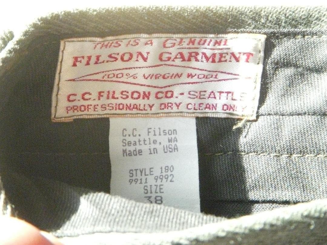 filson ウールパンツ　グリーン　size38