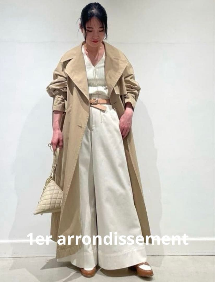 プルミエアロンディスモン トレンチコート（サイズ38）