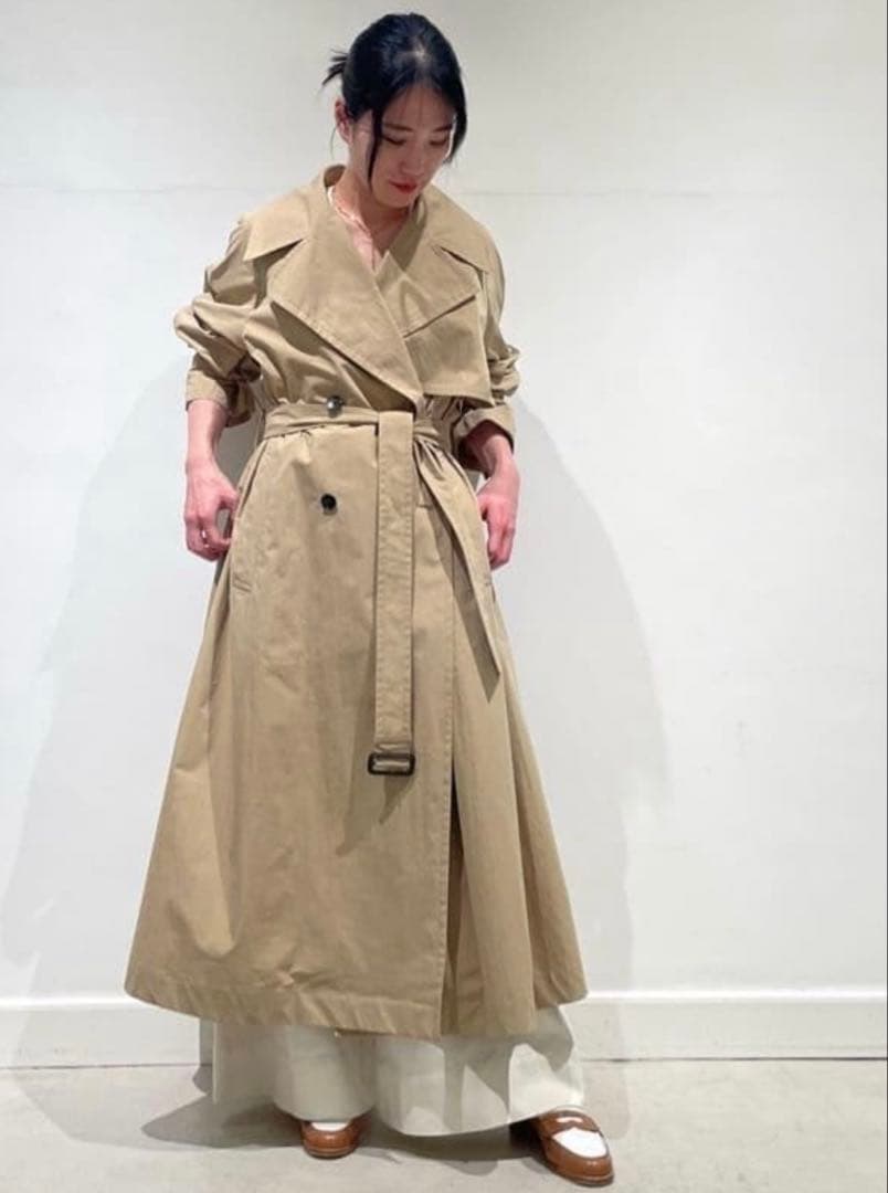 プルミエアロンディスモン トレンチコート（サイズ38）