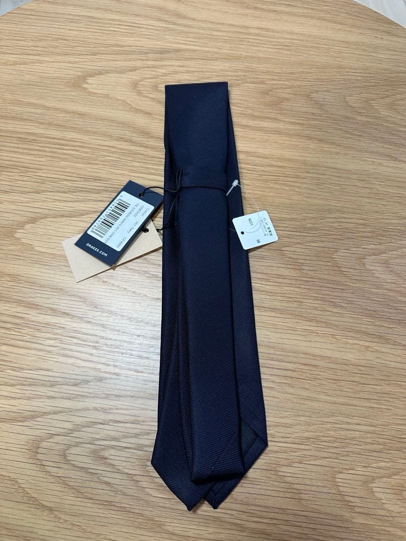 Drake's ソリッドタイ　ネイビー