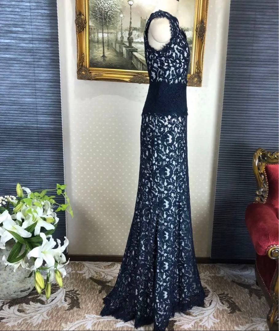 新品☆ TADASHI SHOJI サイズ　S 紺色